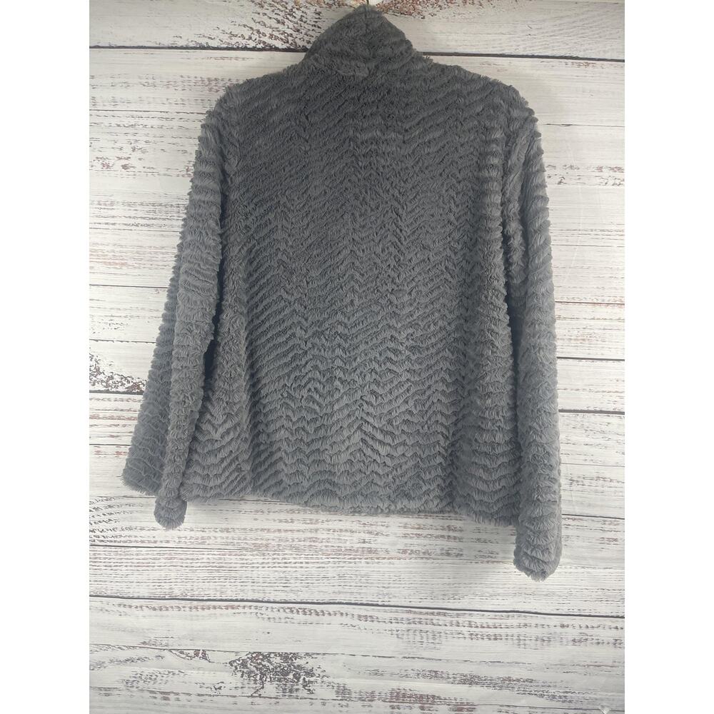 Patagonia Sweater Women's Size M Fuzzy Asymmetrical Snap Collar Pullover Cozy - Picture 7 of 7